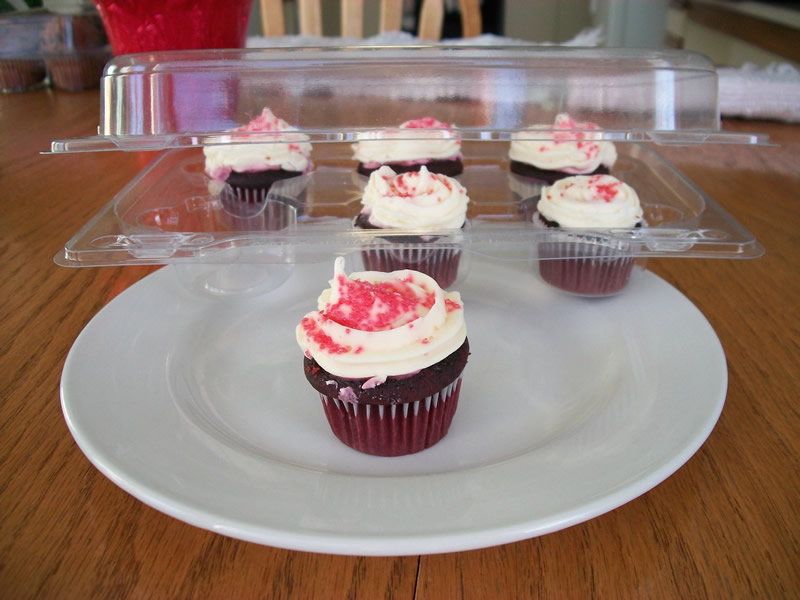 PLA Compostable Large 6 Cupcake Container Canada Green Natural Products